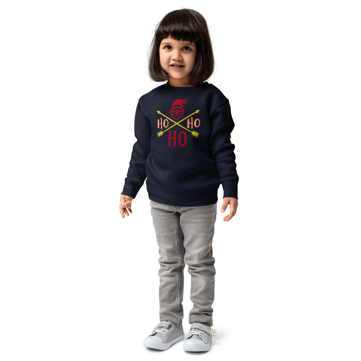 Ho Ho Ho Santa Christmas Toddler Sweatshirt