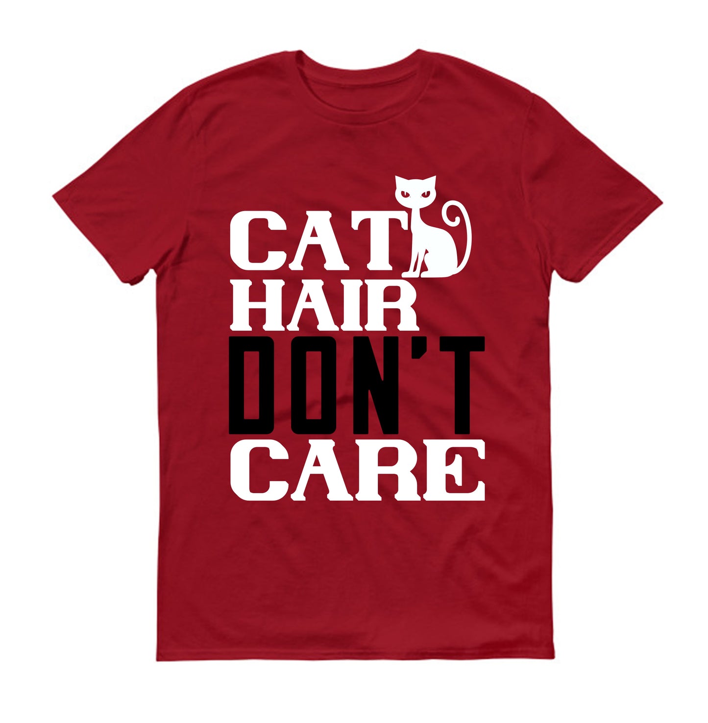 Cat hair don't care Unisex T-Shirt