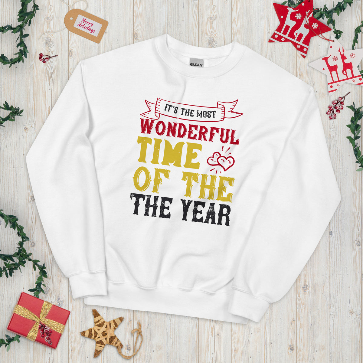 It's the Most Wonderful Time of the Year Christmas Unisex Sweatshirt