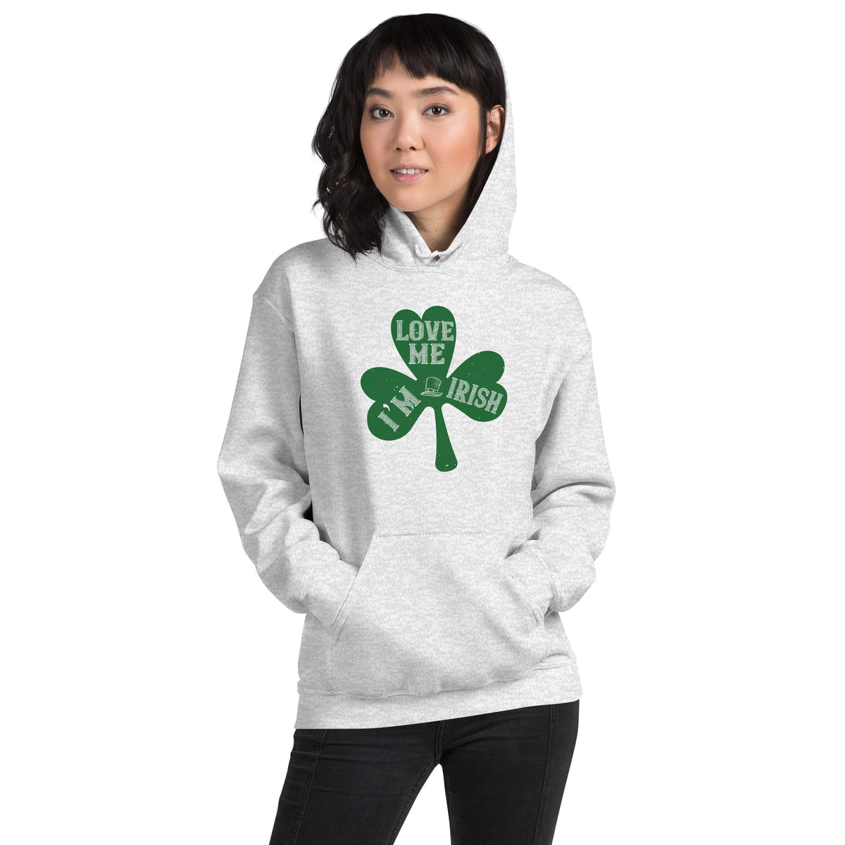 Love Me, I'm Irish St. Patrick's Day Unisex Hoodie