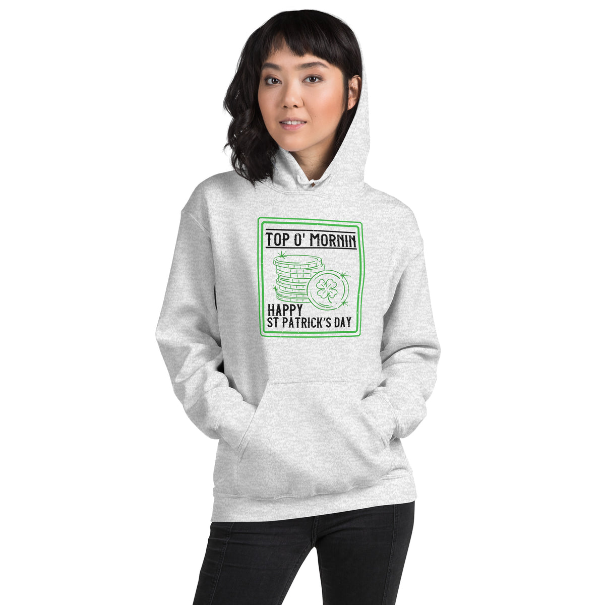 Top O' Mornin' Happy St. Patrick's Day Unisex Hoodie