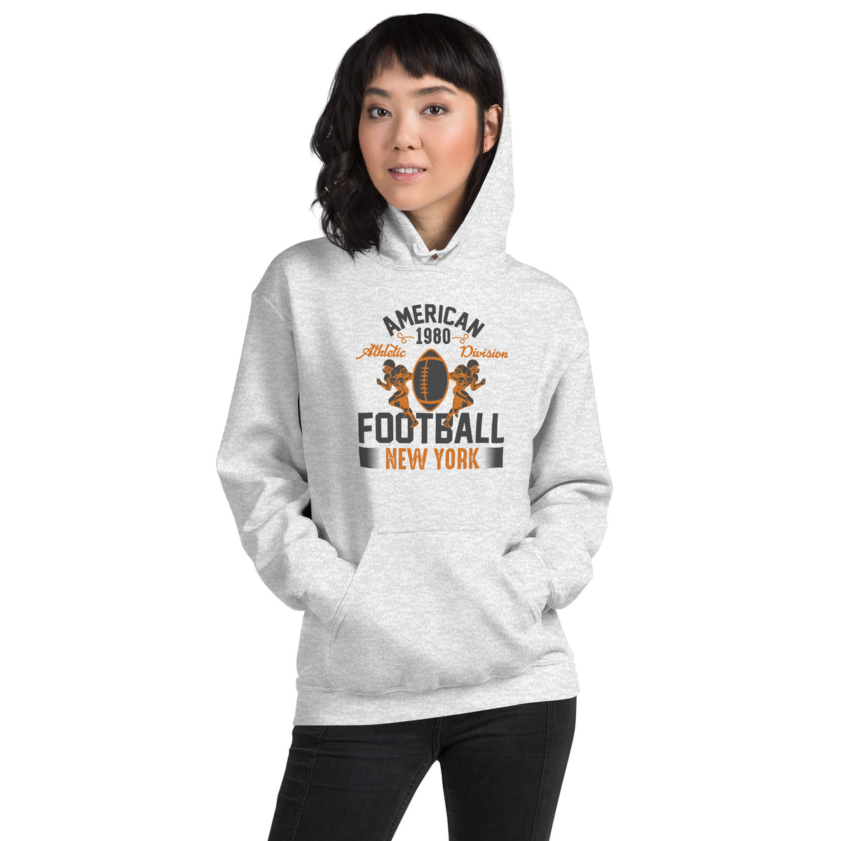 American Football 1980 Athletic Division New York Unisex Hoodie