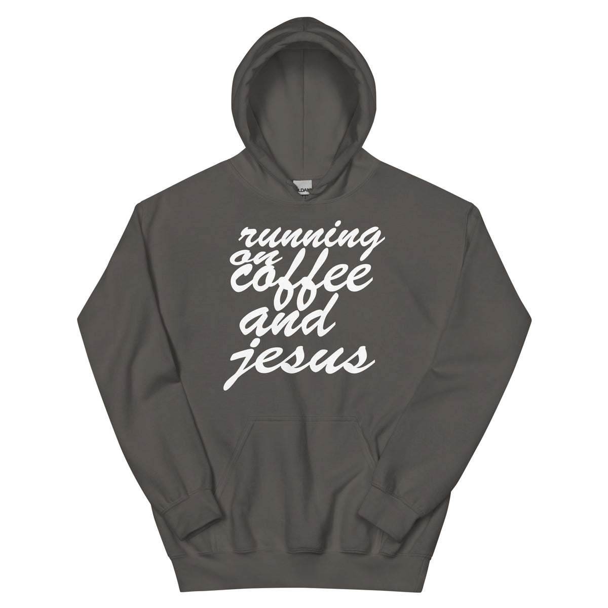 Running on Coffee and Jesus Unisex Hoodie