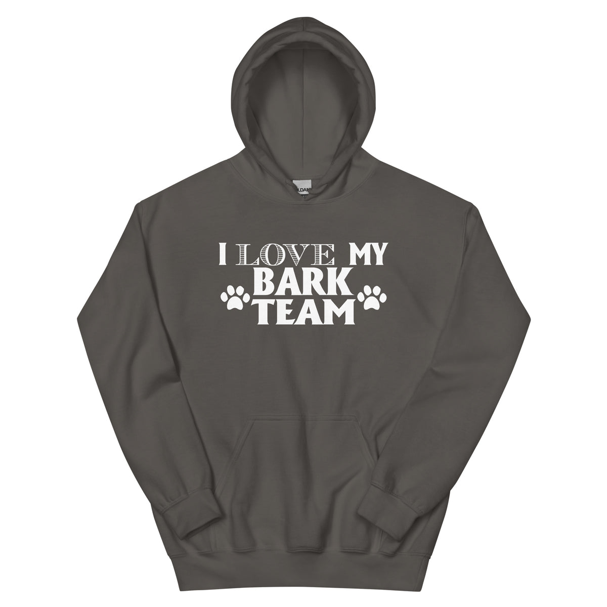 I Love My Bark Team Unisex Hoodie