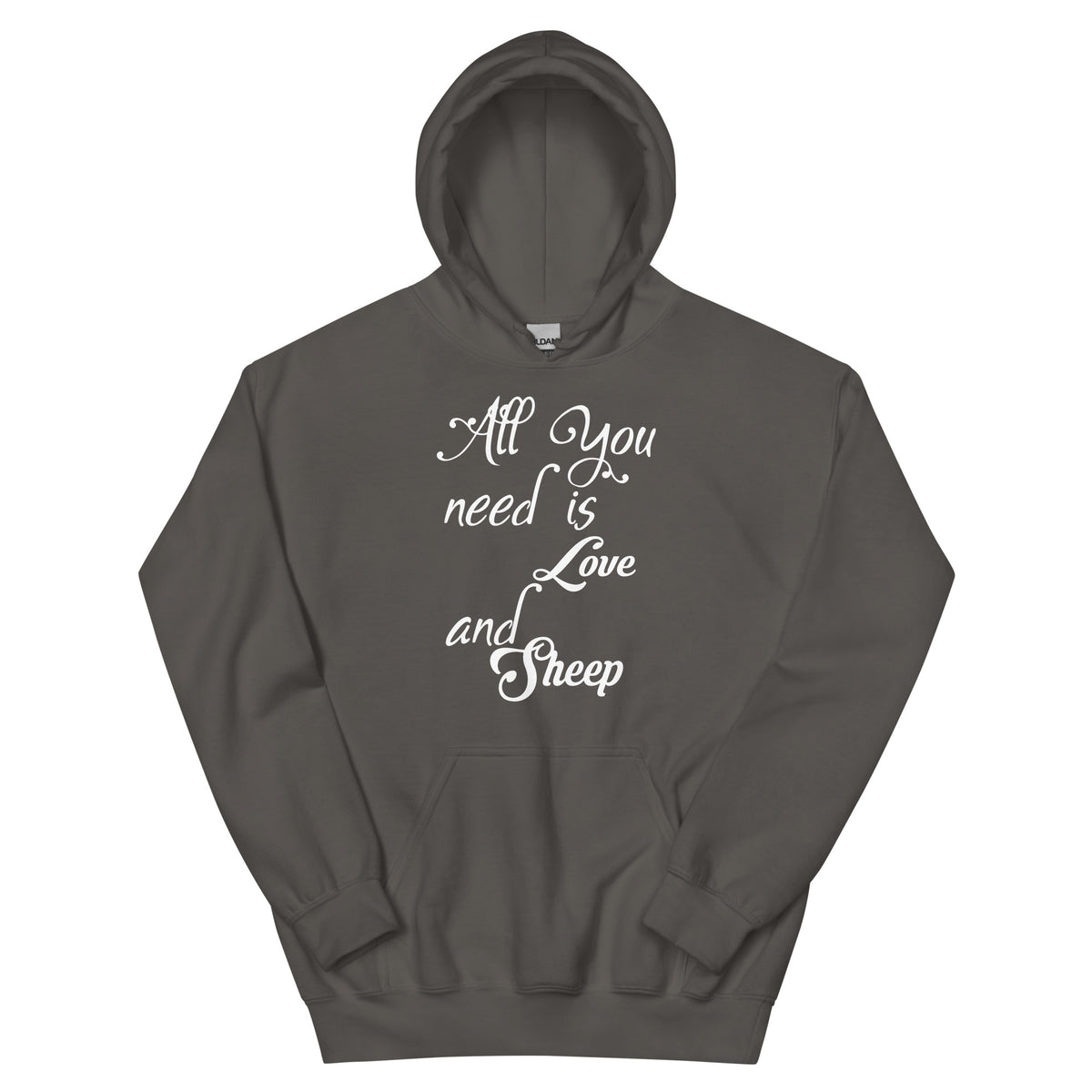 All You Need Is Love and Sheep Unisex Hoodie