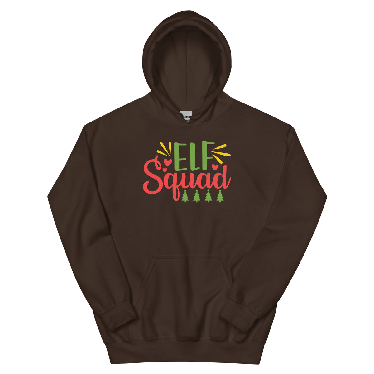 Elf Squad Christmas – Pine Trees Unisex Hoodie