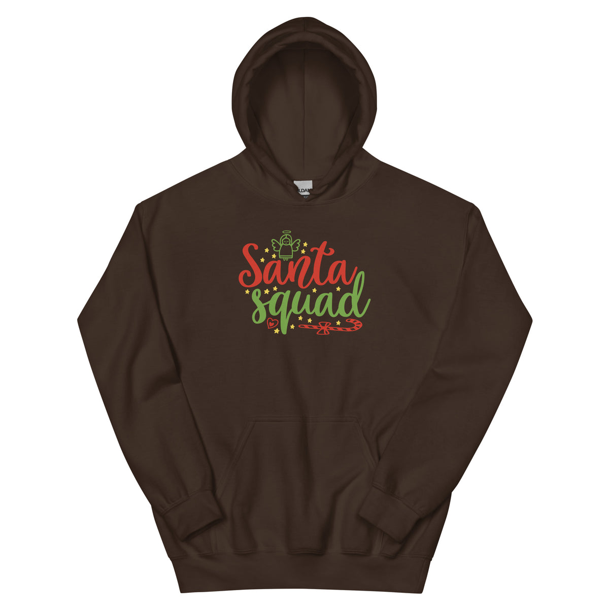 Santa Squad Christmas – Candy Cane Unisex Hoodie