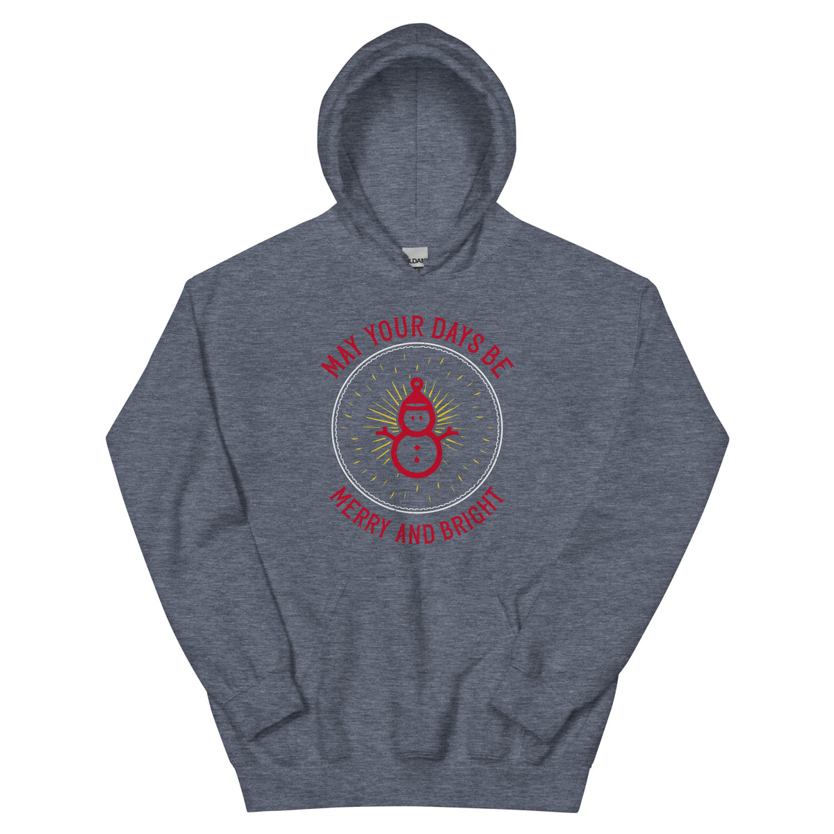 May Your Days Be Merry and Bright Christmas Unisex Hoodie