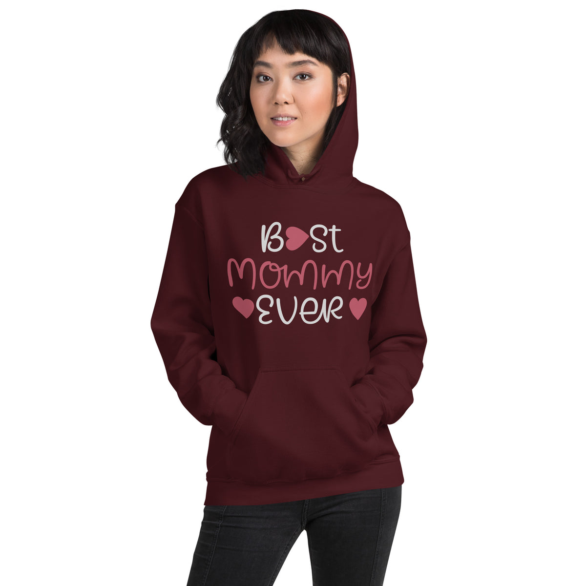Best Mommy Ever – Hearts Unisex Hoodie