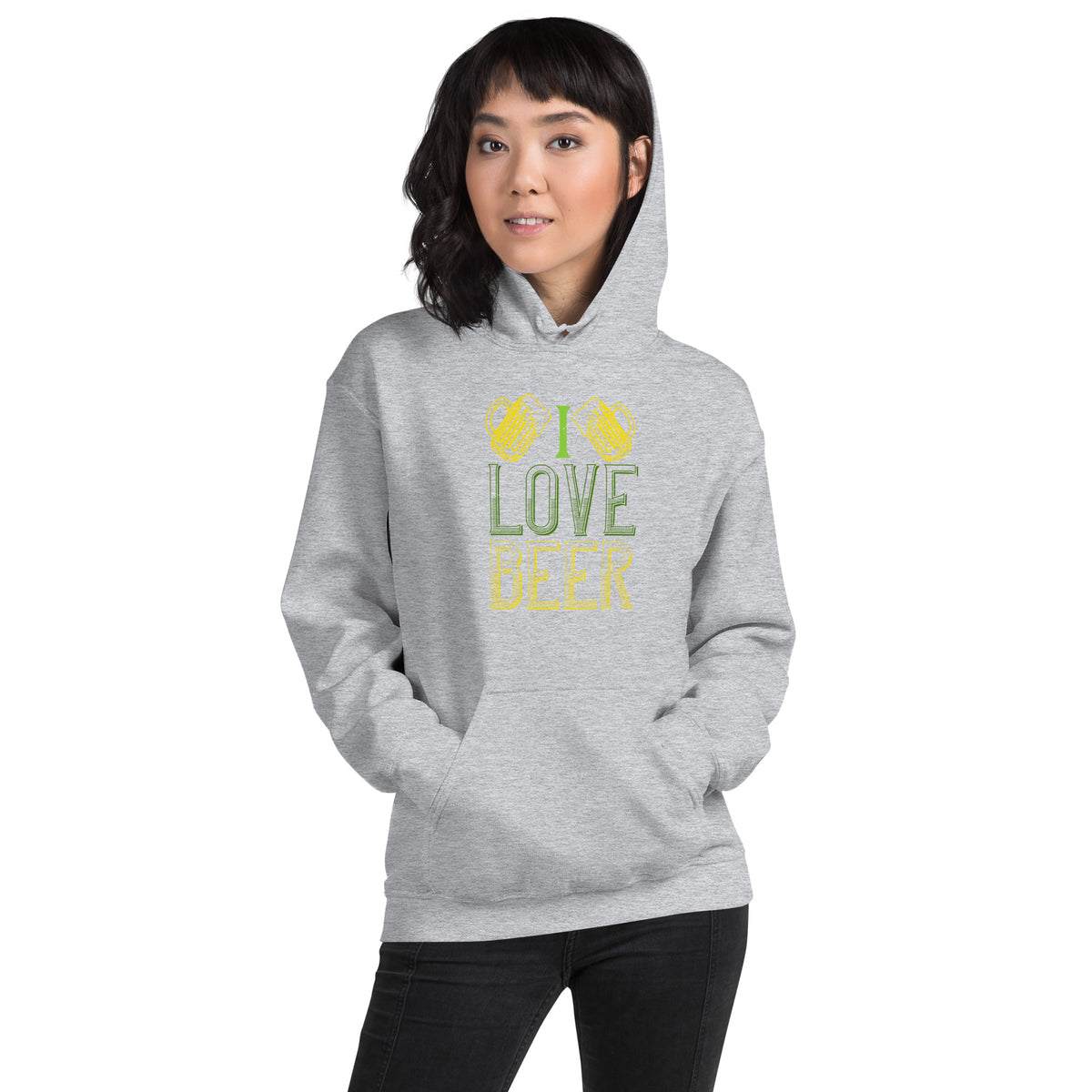 I Love Beer St. Patrick's Day Unisex Hoodie