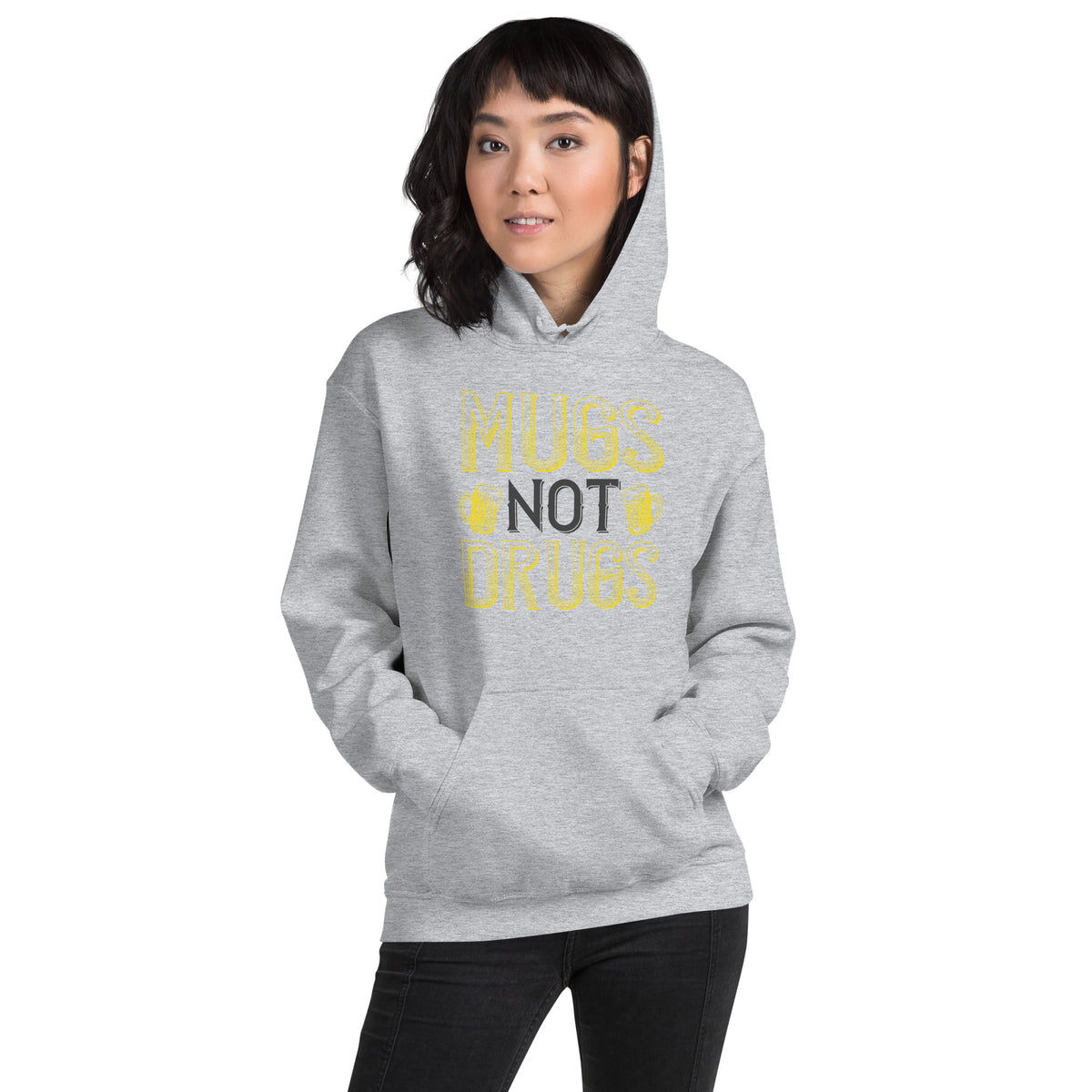 Mugs Not Drugs St. Patrick's Day Unisex Hoodie