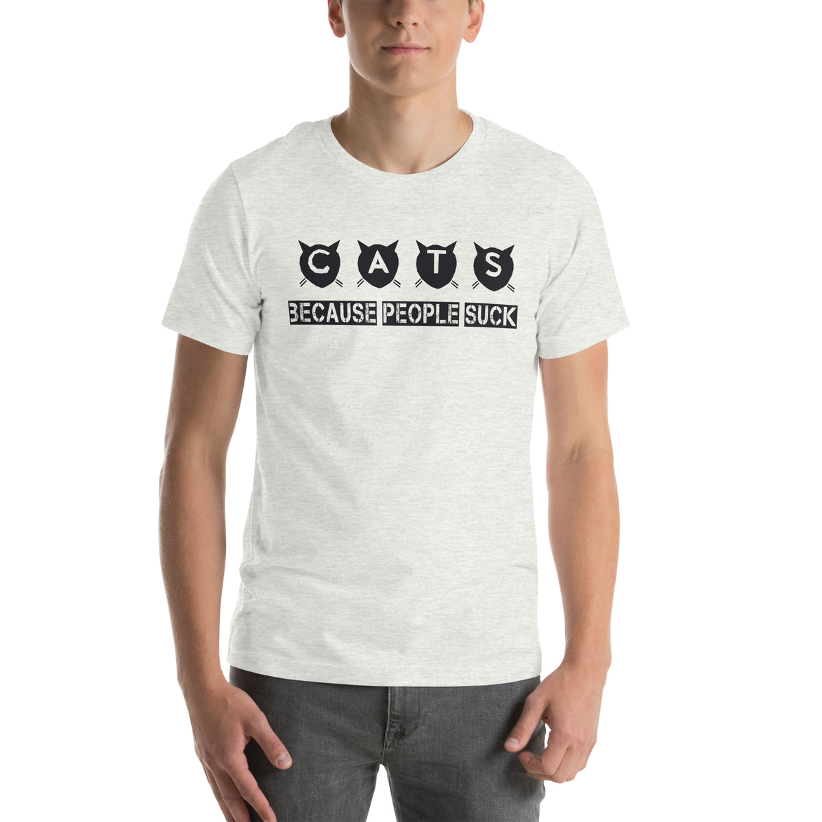 Cats Because People Suck Unisex T-Shirt