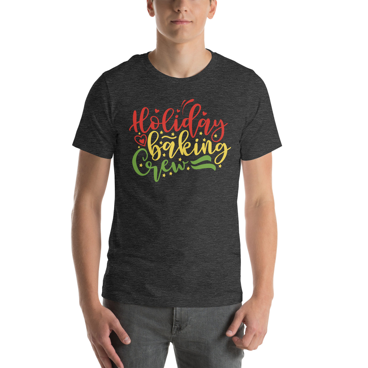 Holiday Baking Crew Christmas – Festive Script Unisex T-Shirt