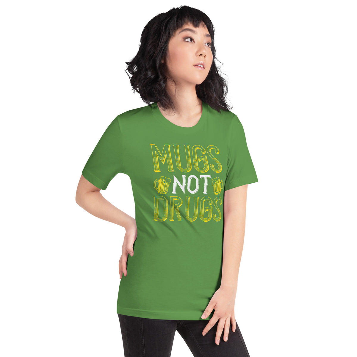 Mugs Not Drugs St. Patrick's Day Unisex T-Shirt