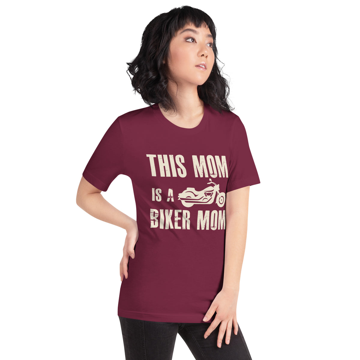 This Mom Is a Biker Mom Unisex T-Shirt