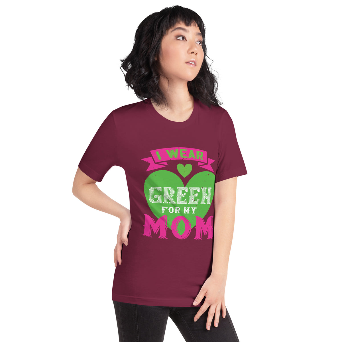I Wear Green for My Mom Unisex T-Shirt