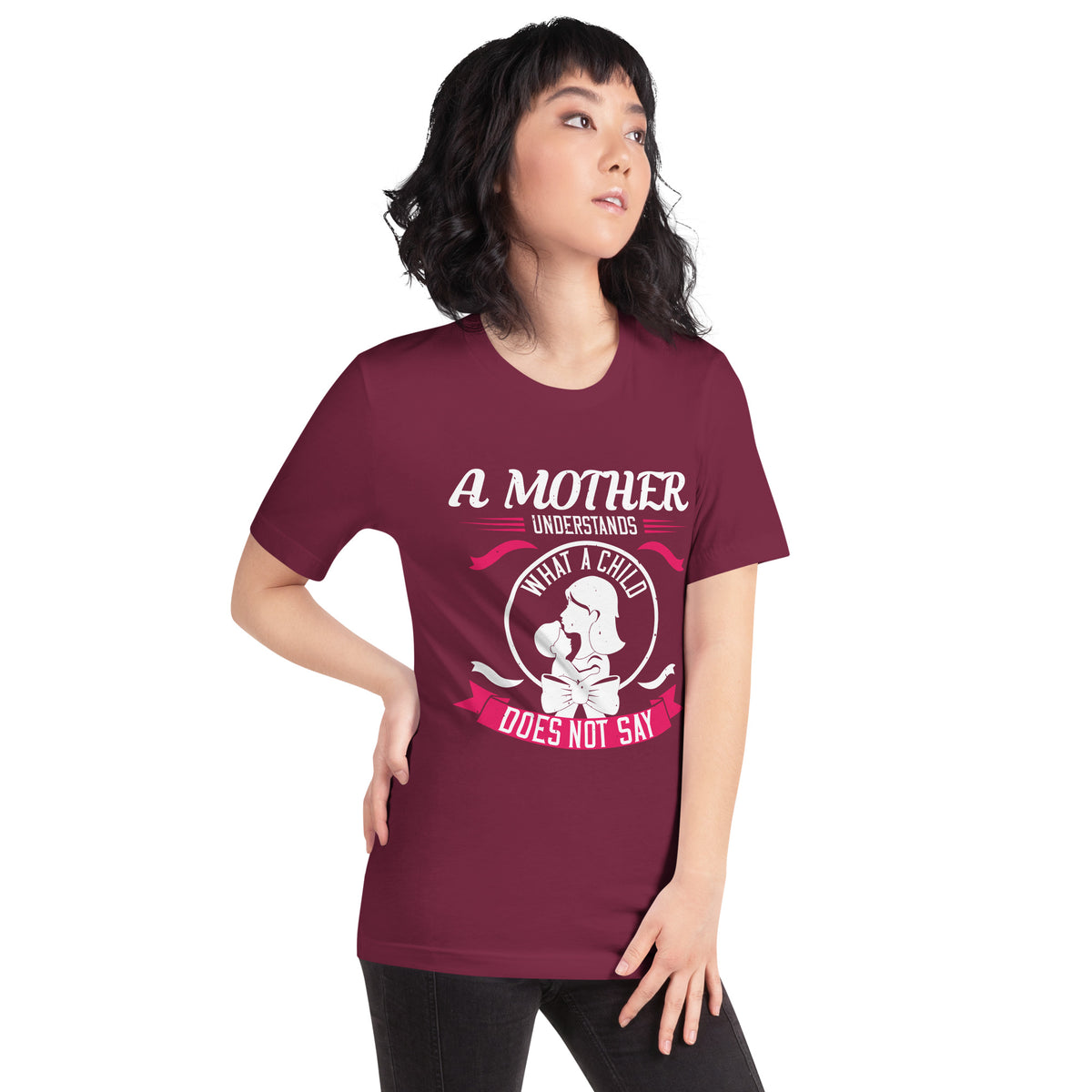 A Mother Understands What a Child Does Not Say – Mother and Child Unisex T-Shirt