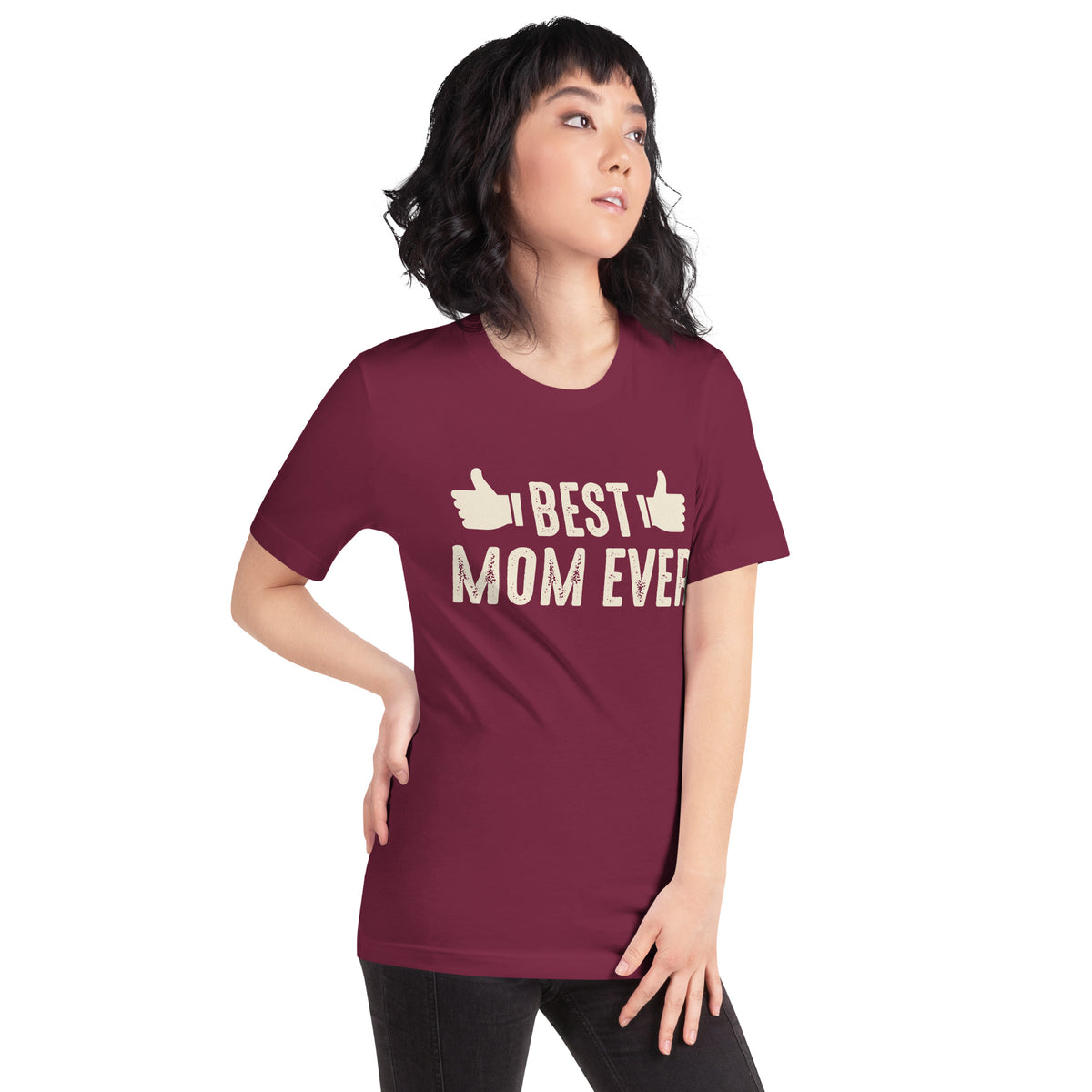 Best Mom Ever – Thumbs Up Unisex T-Shirt