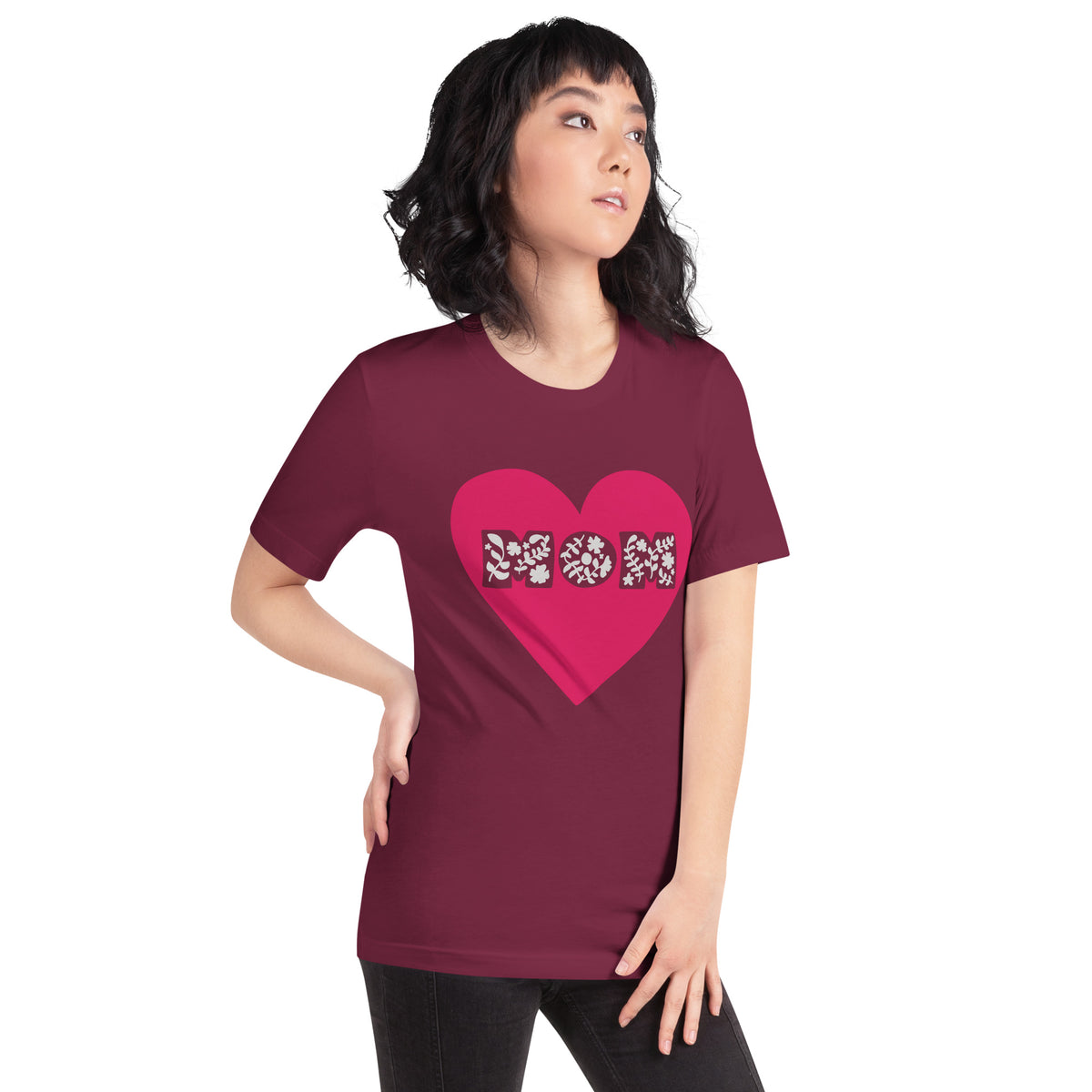 Mom – Big Heart Unisex T-Shirt