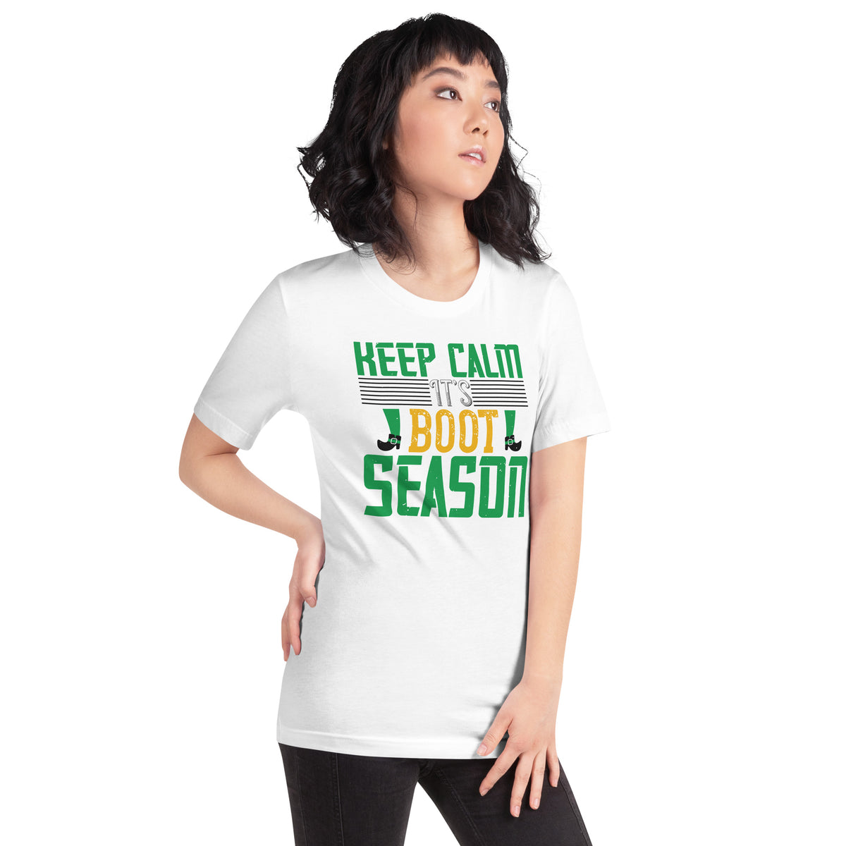 Keep Calm It's Boot Season St. Patrick's Day Unisex T-Shirt