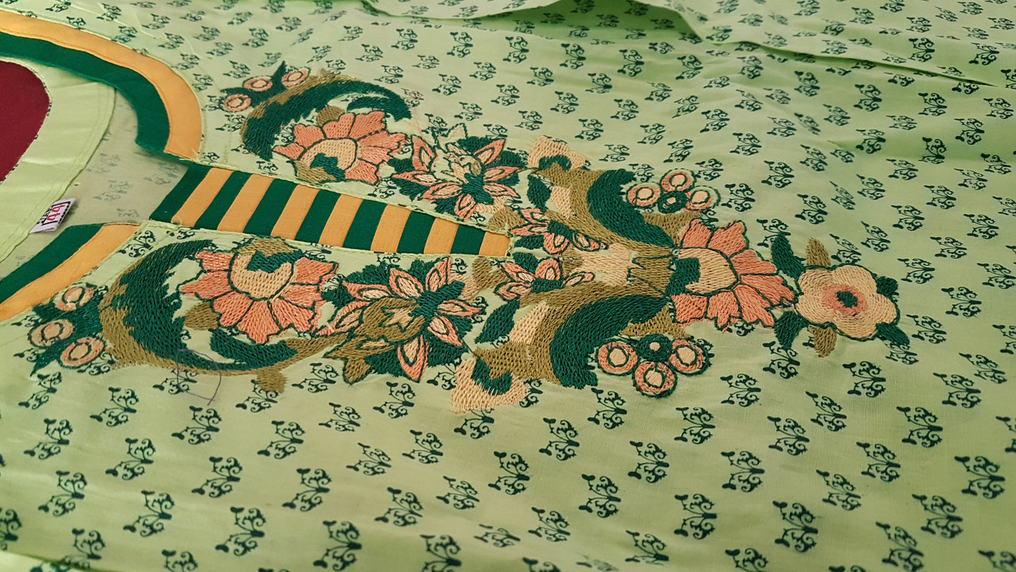 Indian Three Piece Dress - Green