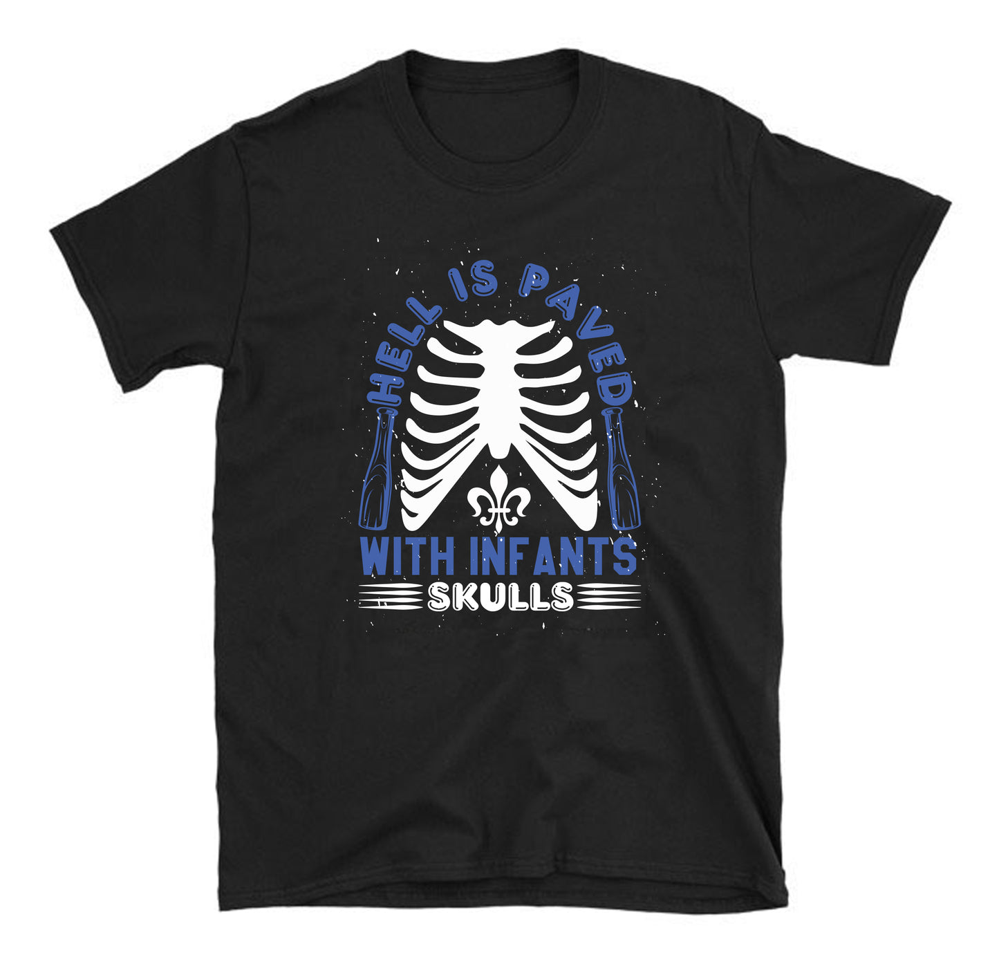 Hell is paved with skull Unisex T-Shirt