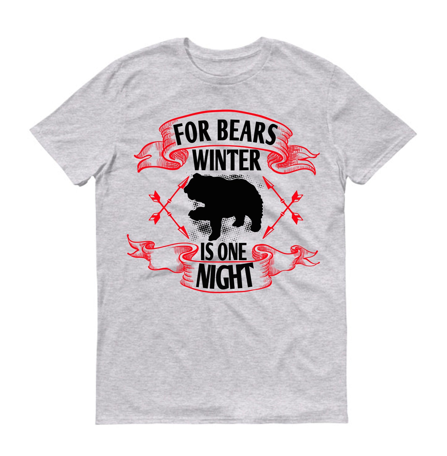 For bears, winter is one night Unisex T-Shirt