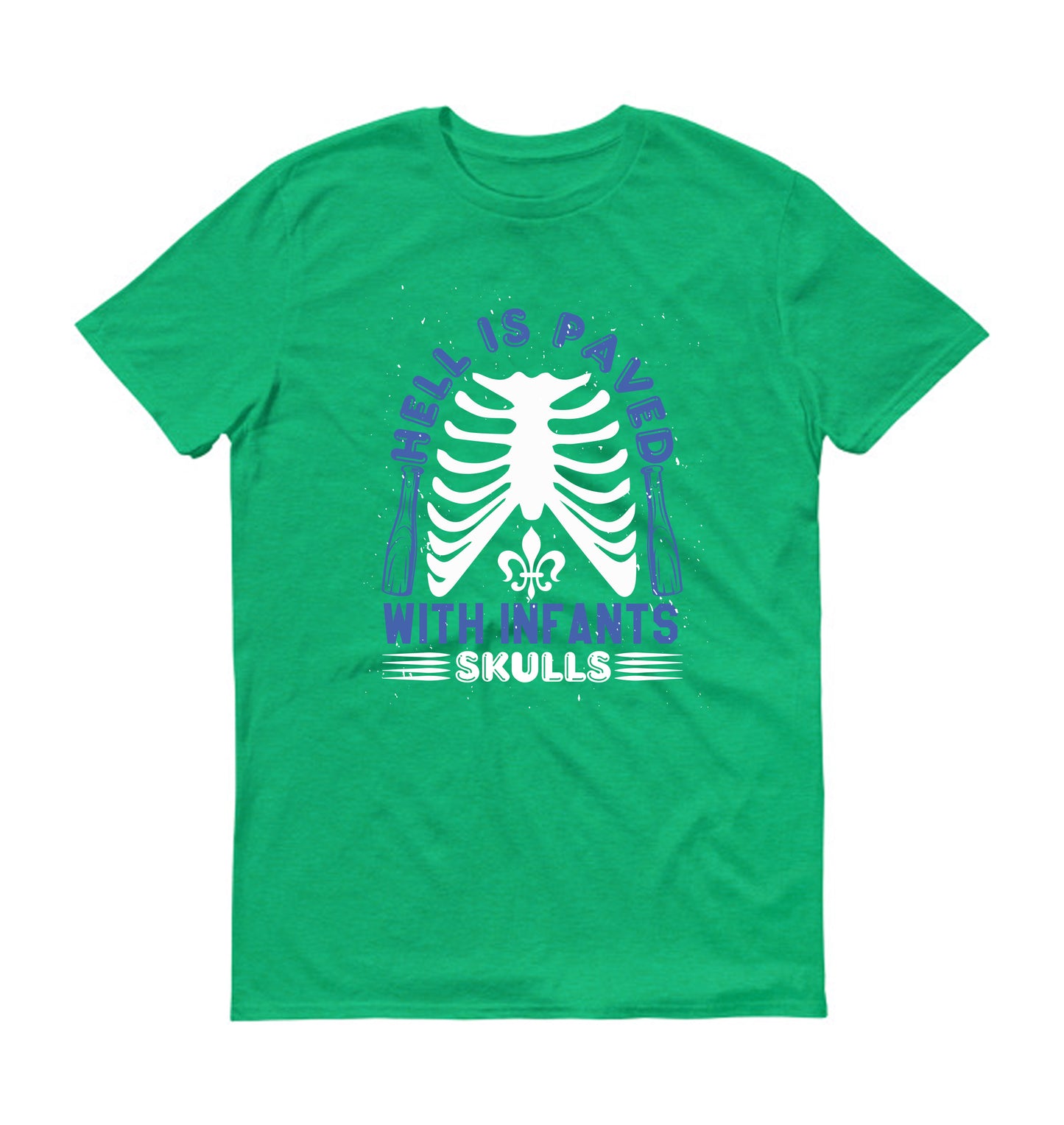 Hell is paved with skull Unisex T-Shirt