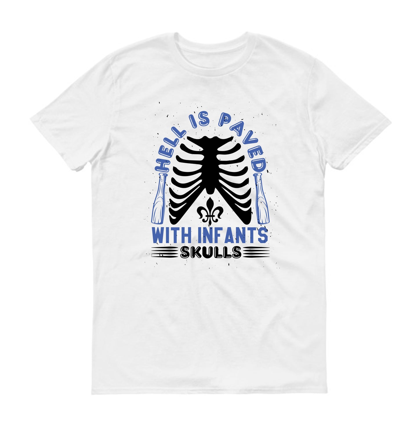 Hell is paved with skull Unisex T-Shirt