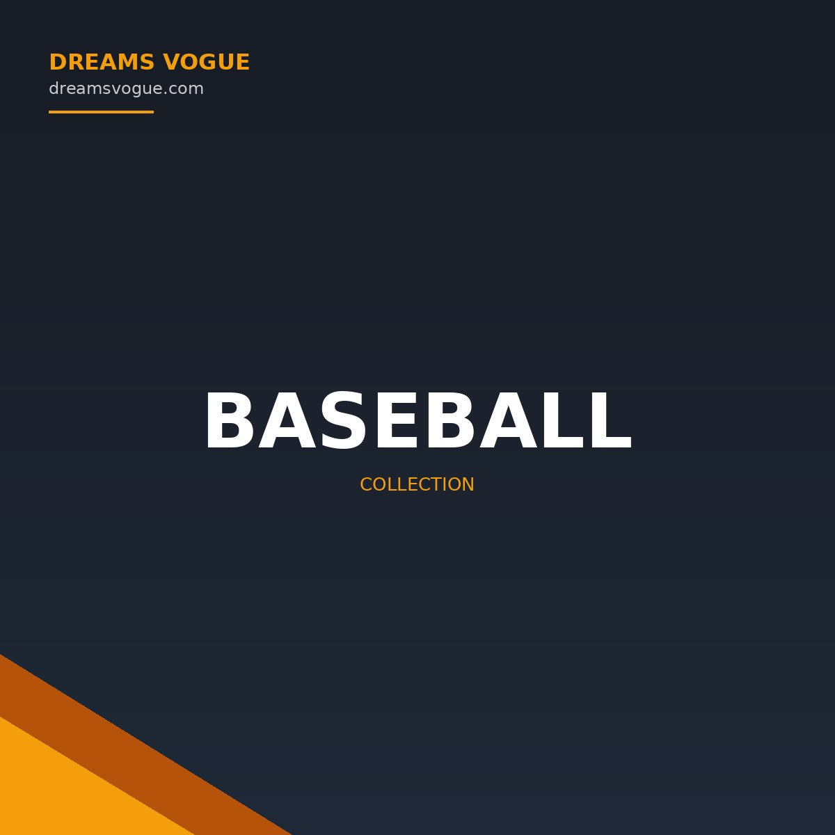 Baseball collection banner - Dreams Vogue