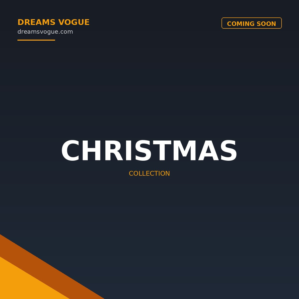 Christmas collection banner - Dreams Vogue