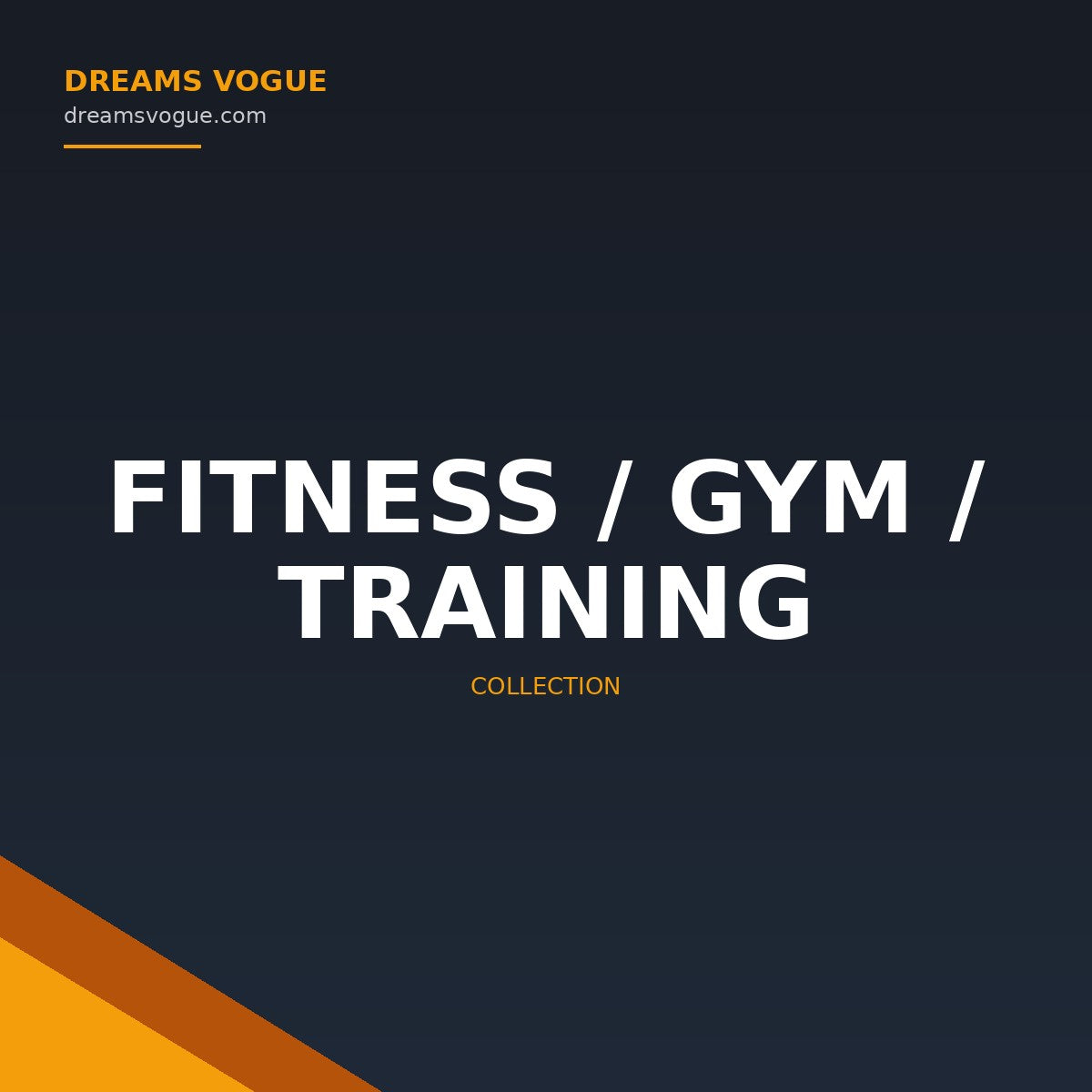 Fitness / Gym / Training collection banner - Dreams Vogue