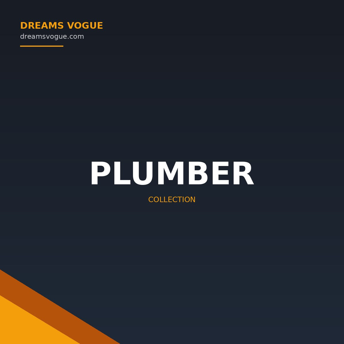 Plumber collection banner - Dreams Vogue