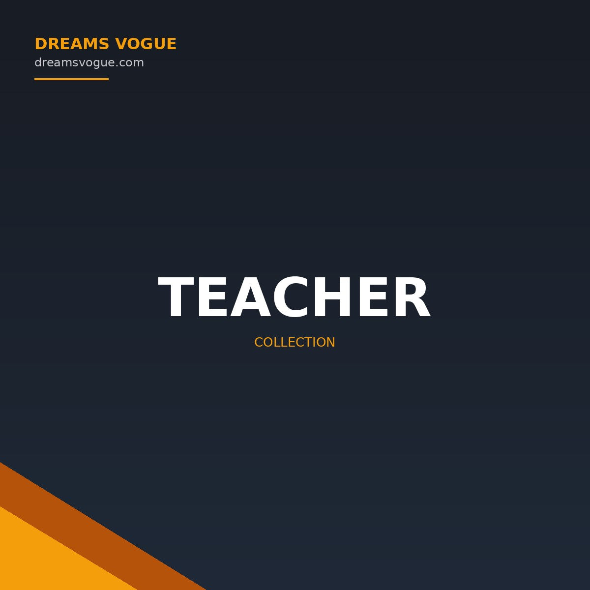 Teacher collection banner - Dreams Vogue