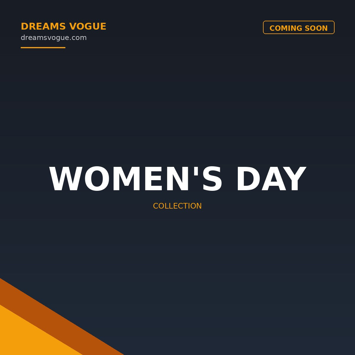 Women's Day collection banner - Dreams Vogue