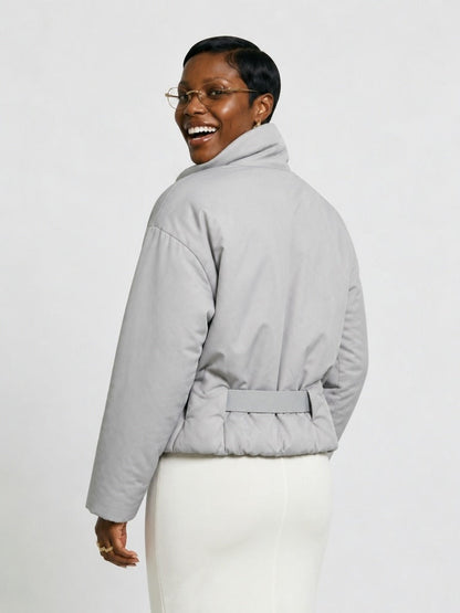 Audacious Belted Puffer Jacket-3