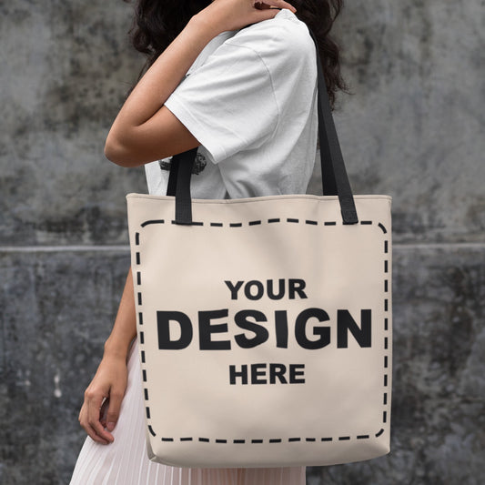 Custom cotton tote bag with your own design
