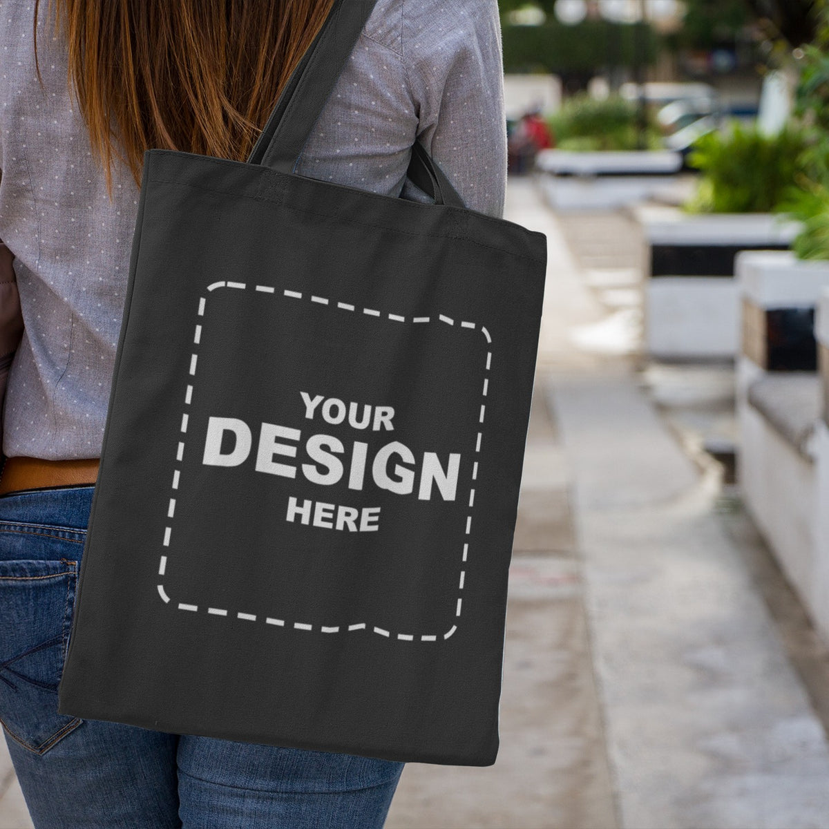 Custom eco tote bag with your own design