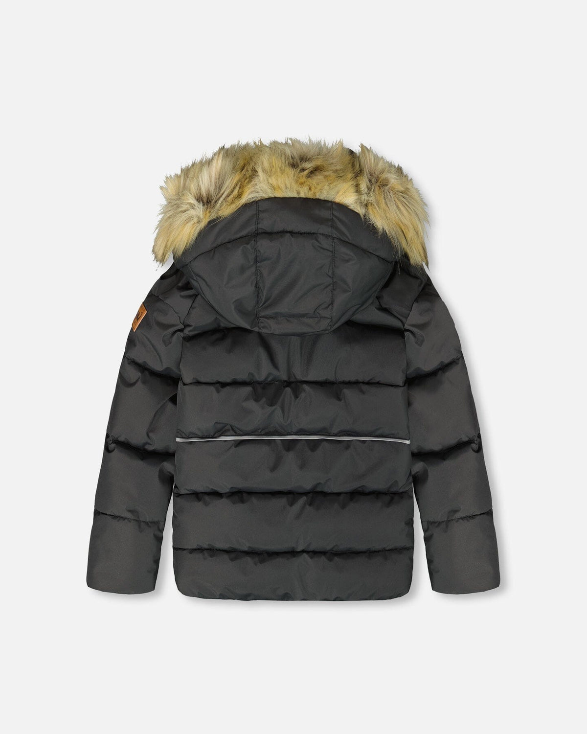 Puffy Winter Jacket Black-3