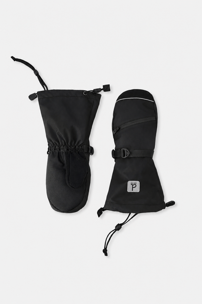 Moufles d'hiver pour enfants Teknik – Noir
