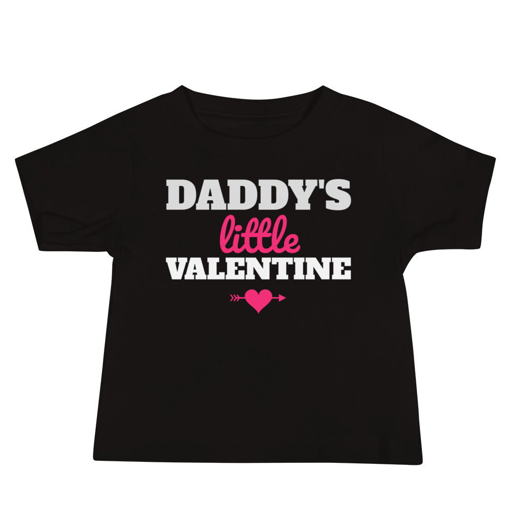 Daddy's Little Valentine Baby T-Shirt