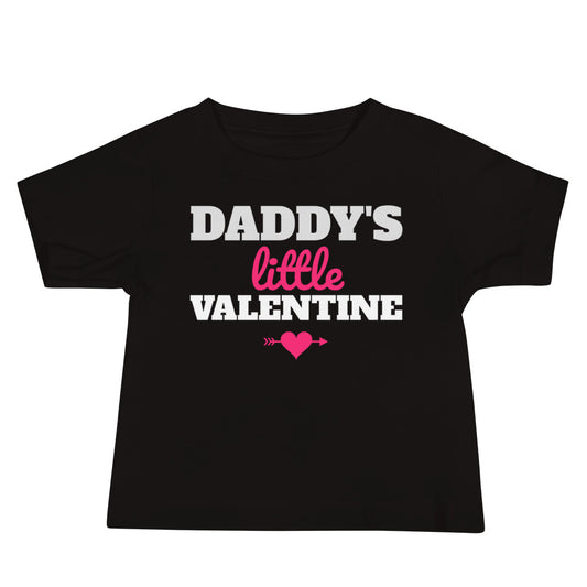 Daddy's Little Valentine Baby T-Shirt