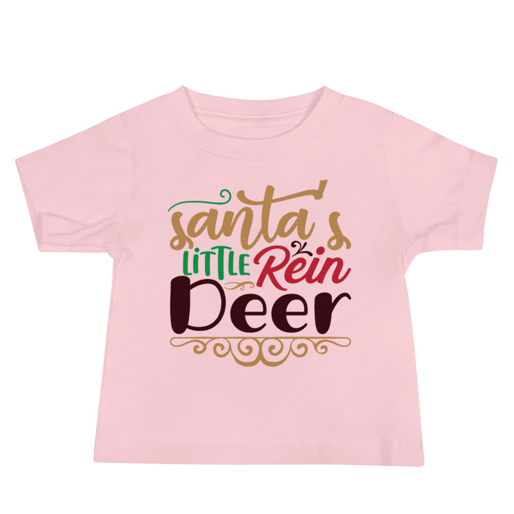 Santa's Little Reindeer Christmas Baby T-Shirt
