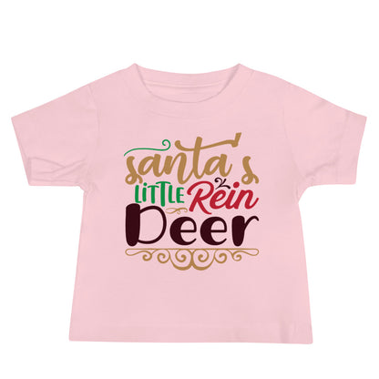Santa's Little Reindeer Christmas Baby T-Shirt