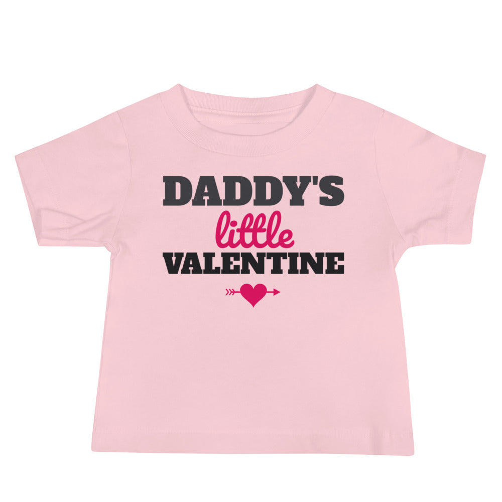 Daddy's Little Valentine Baby T-Shirt