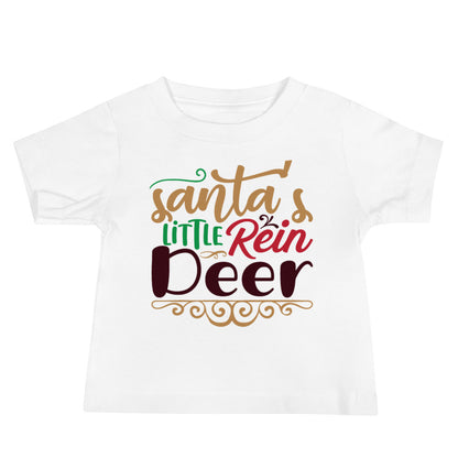 Santa's Little Reindeer Christmas Baby T-Shirt