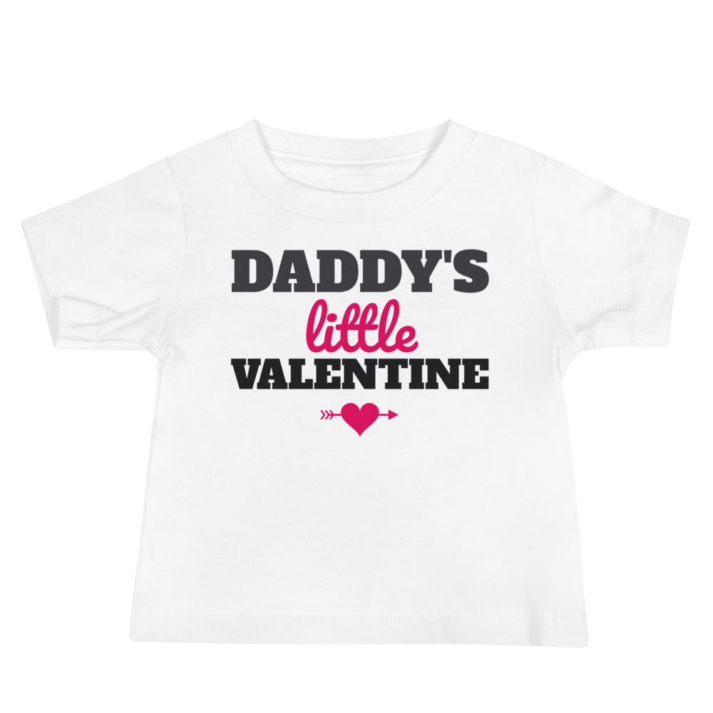 Daddy's Little Valentine Baby T-Shirt