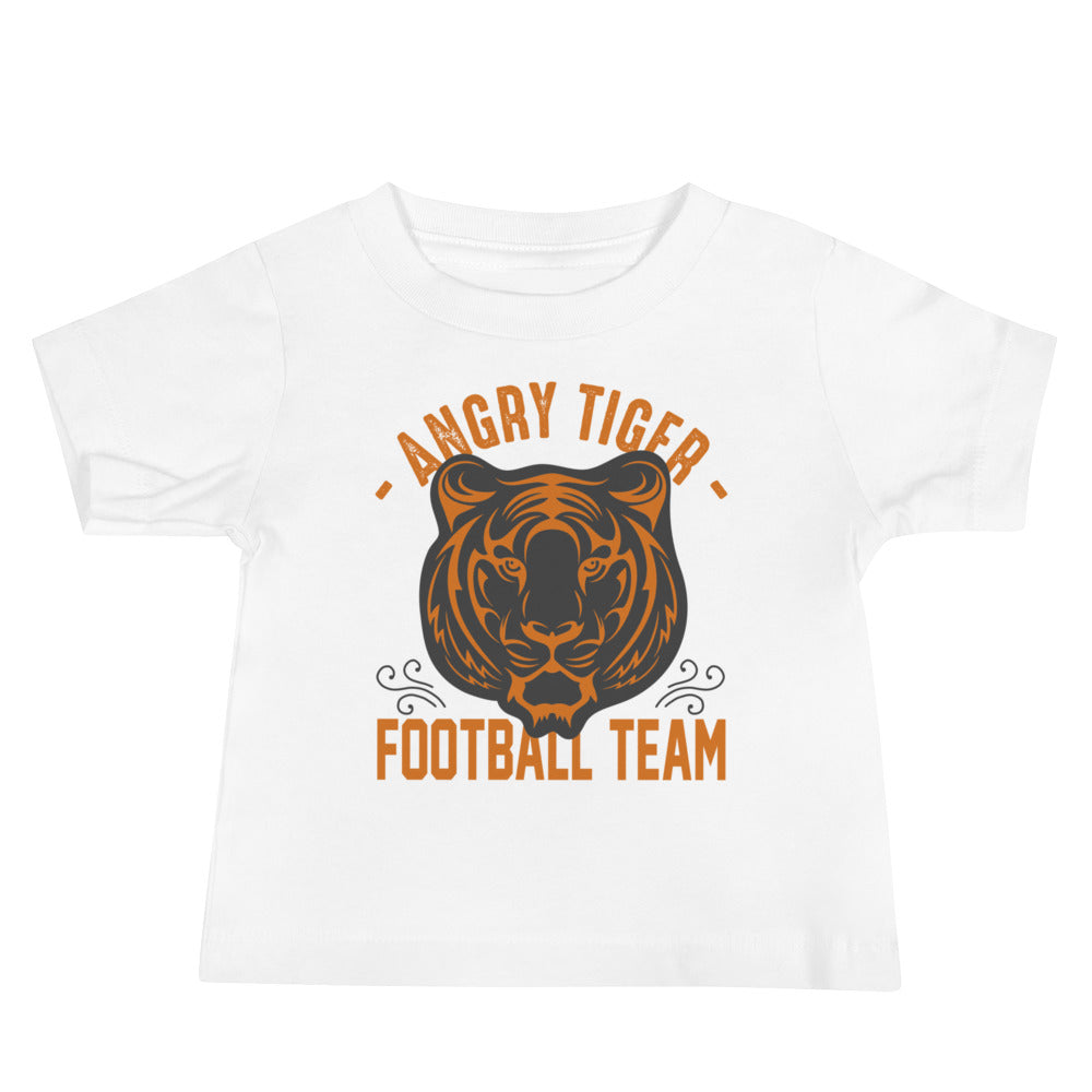 Angry Tiger Football Team Baby T-Shirt