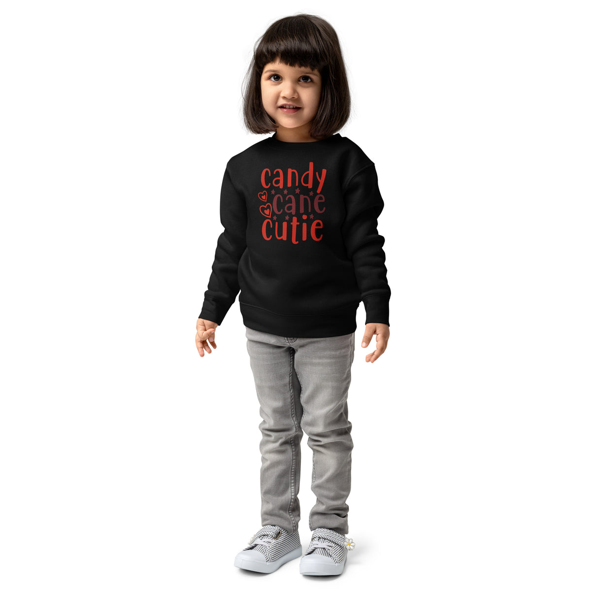Candy Cane Cutie Christmas Toddler Sweatshirt