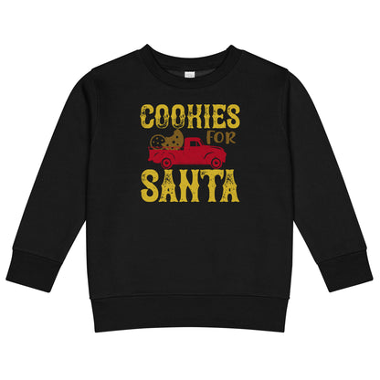 Cookies for Santa Christmas Toddler Sweatshirt